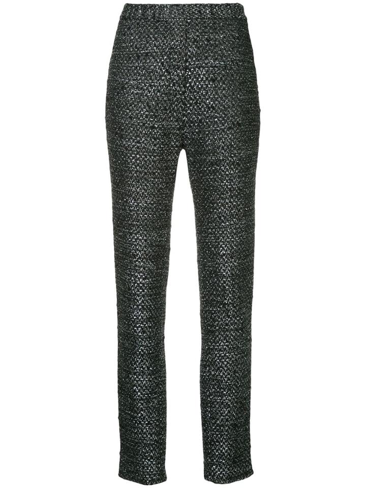 Ellery Tweed Trousers - Metallic