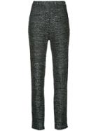 Ellery Tweed Trousers - Metallic