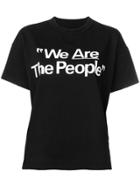 Sacai We Are The People T-shirt - Black