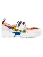 Msgm Embellished Velcro Sneakers