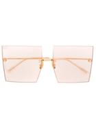 Jacquemus Square Tinted Sunglasses - Gold