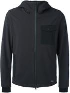 Woolrich Hooded Jacket, Men's, Size: Large, Black, Polyester/spandex/elastane
