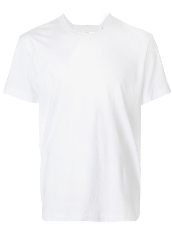 Comme Des Garçons Homme Plus Open Back T-shirt - White