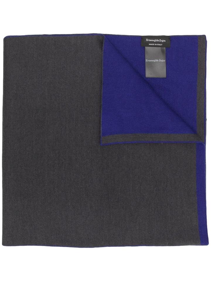 Ermenegildo Zegna Reversible Scarf - Grey