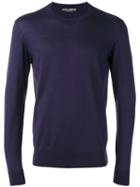 Dolce & Gabbana - Lightweight Jumper - Men - Silk - 50, Blue, Silk