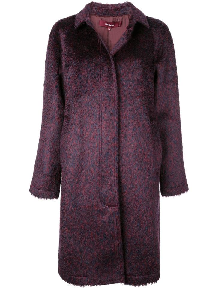 Sies Marjan Patterned Short Coat - Purple