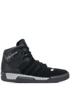Y-3 Y-3 Ef2540suedeblack Black Furs & Skins->calf Leather
