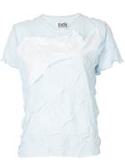 Kotohayokozawa Creased Effect T-shirt - Blue