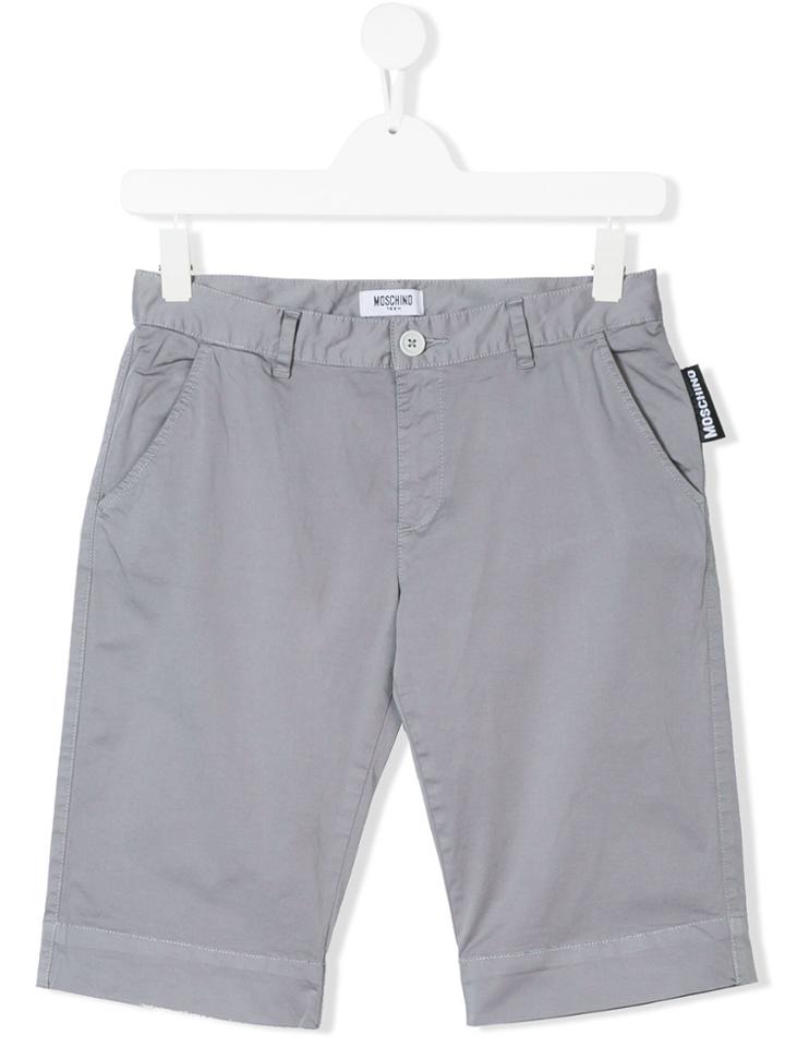 Moschino Kids Chino Short - Grey