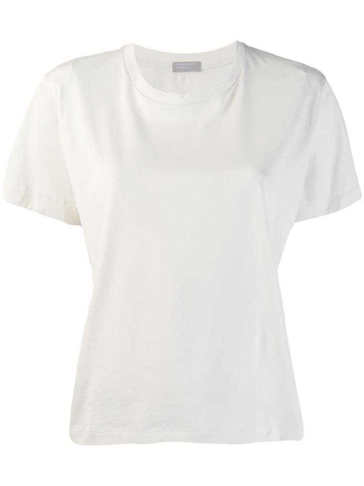 Margaret Howell Short-sleeve Fitted T-shirt - Neutrals