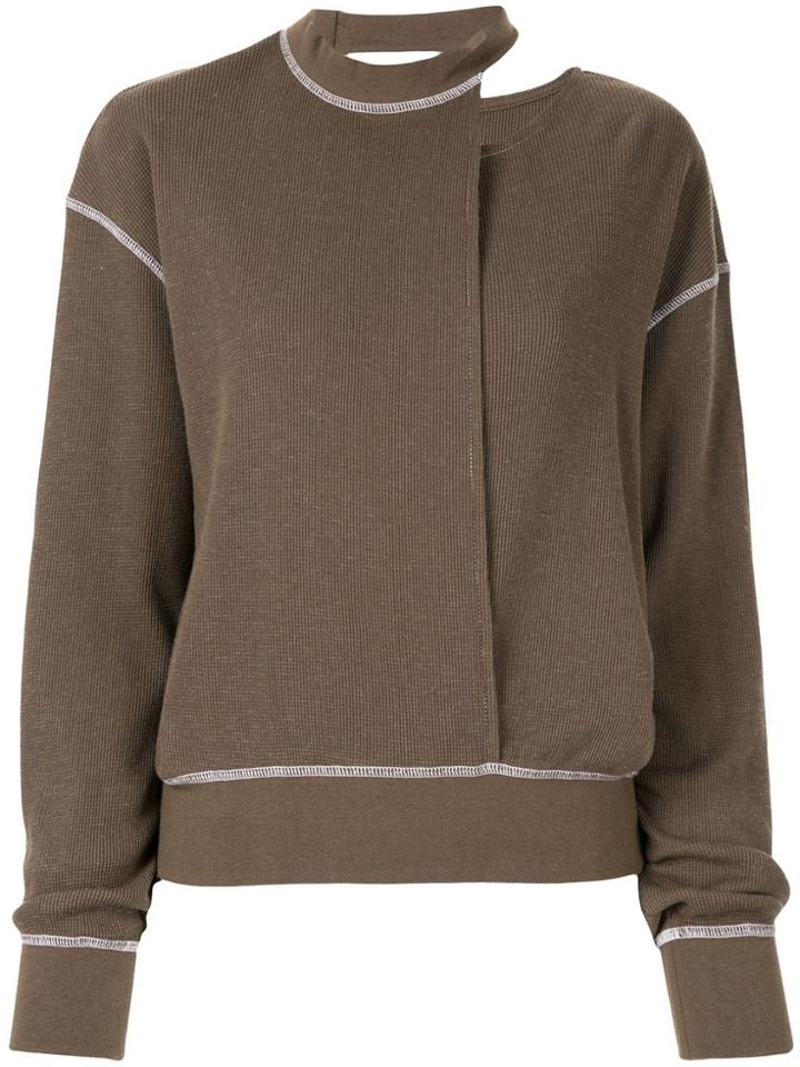 G.v.g.v. Waffle Knit Jumper - Green