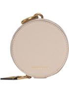 Burberry Small Round Leather Coin Case - Grey