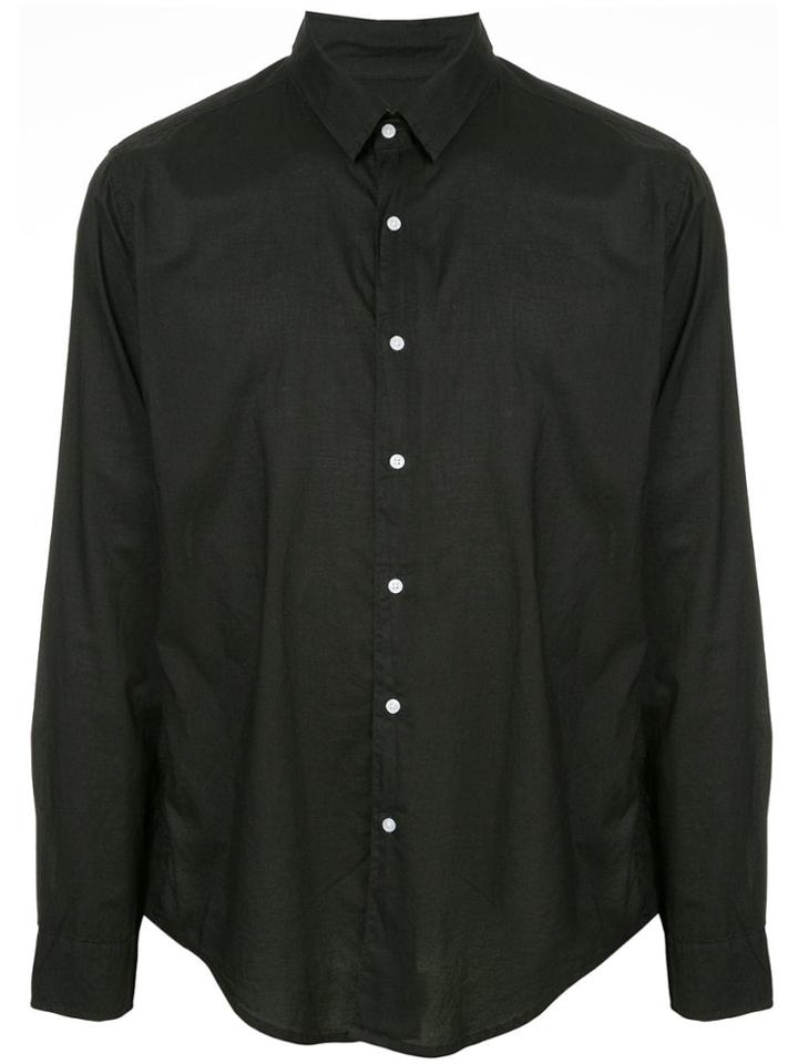 Jac+ Jack Folded Collar Shirt - Black