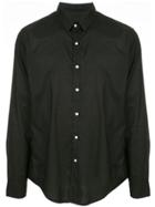 Jac+ Jack Folded Collar Shirt - Black