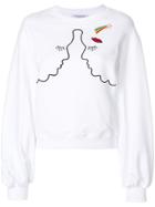Vivetta Silhouette Embroidered Sweatshirt - White