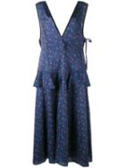 Sandy Liang 'cooper' Dress, Women's, Size: 36, Blue, Polyester