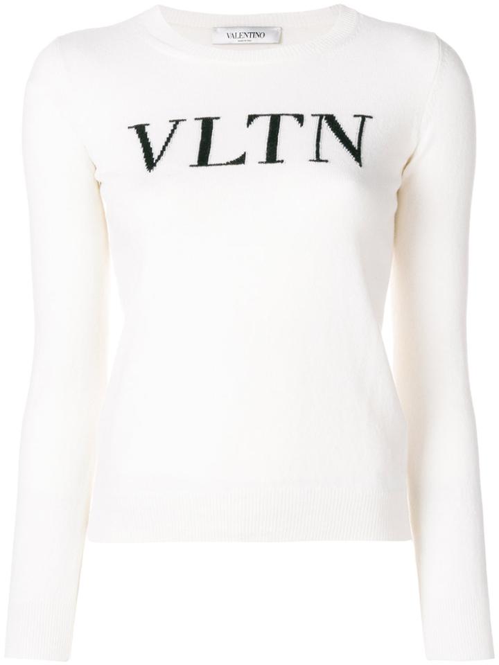 Valentino Vltn Sweater - White