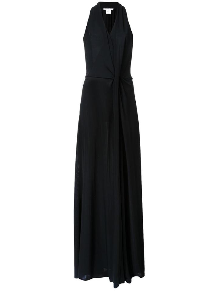 Bianca Spender Jersey Entwined Long Dress - Black