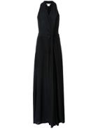 Bianca Spender Jersey Entwined Long Dress - Black