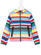 Ai Riders On The Storm (blue) Kids - Striped Jacket - Kids - Polyester - 12 Yrs, Girl's