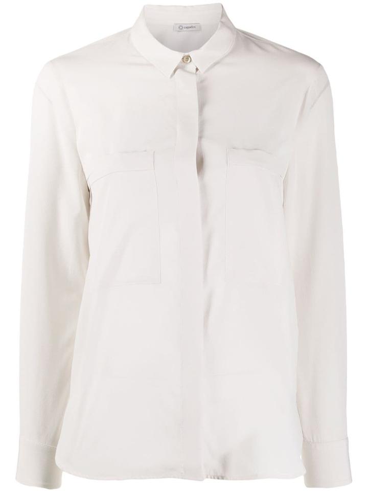 Peserico Colour Block Shirt - Neutrals