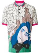 J.w.anderson Graphic Print Polo Shirt, Men's, Size: Large, Cotton
