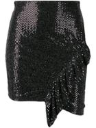 Iro Sequined Lillie Skirt - Black