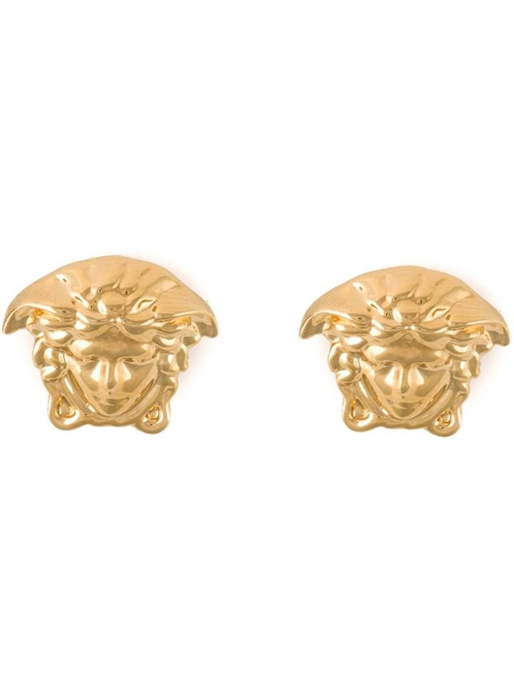 Versace Small Medusa Earrings - Metallic