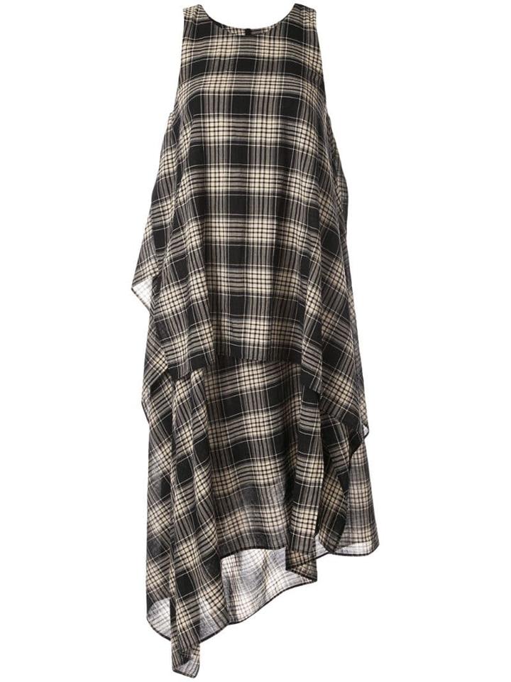 Forme D'expression Kerchief Layered Dress - Black