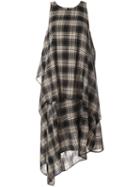 Forme D'expression Kerchief Layered Dress - Black