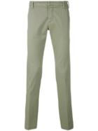 Entre Amis Classic Fitted Chinos - Green