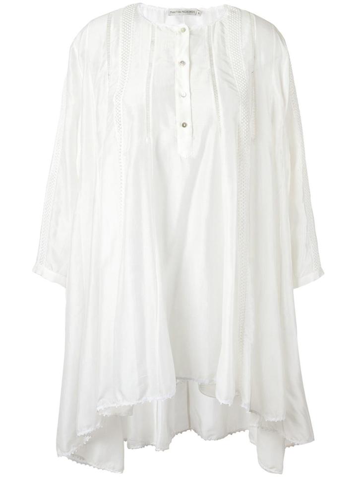 Martha Medeiros Dine Beach Dress - White