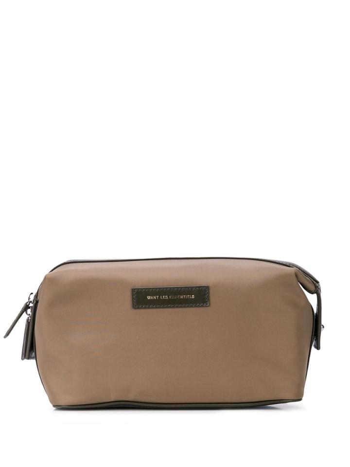 Want Les Essentiels Kenyatta Wash Bag - Green