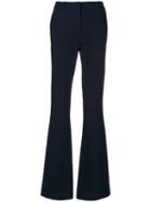 Capucci - Bootcut Trousers - Women - Polyester/spandex/elastane/viscose - 44, Blue, Polyester/spandex/elastane/viscose