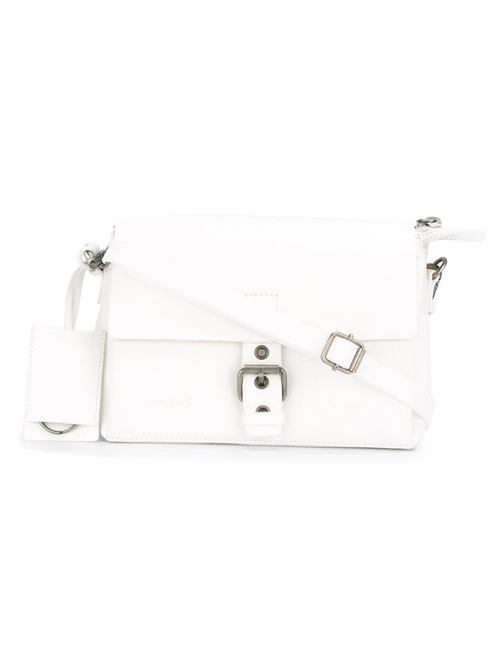 Marsèll Buckle Detail Crossbody Bag, Women's, White, Leather