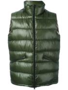Herno Padded Gilet, Men's, Size: 52, Green, Feather Down/polyamide/spandex/elastane