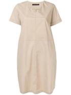 Incentive! Cashmere Oversized V-neck Dress - Neutrals