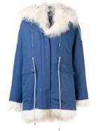 Calvin Klein 205w39nyc Fur Lined Coat - Blue
