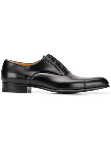 A. Testoni Classic Oxford Shoes - Black