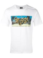 Stussy 'stranded' T-shirt, Men's, Size: Small, White, Cotton