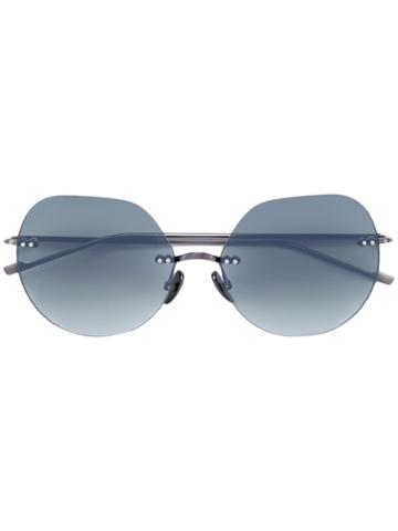 Courrèges Round Sunglasses - Green