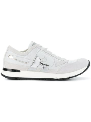 Rucoline Metallic Trim Low Top Sneakers - White