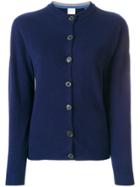 Paul Smith Classic Fine Knit Cardigan - Blue