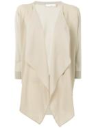 Knott Draped Cardigan - Brown