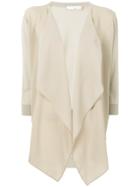 Knott Draped Cardigan - Brown