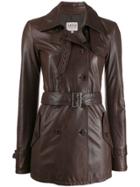 Giorgio Armani Pre-owned 1990's Double-breasted Jacket - Brown