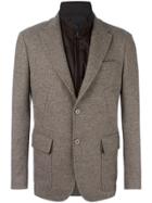 Fay Multiple Pockets Blazer - Brown