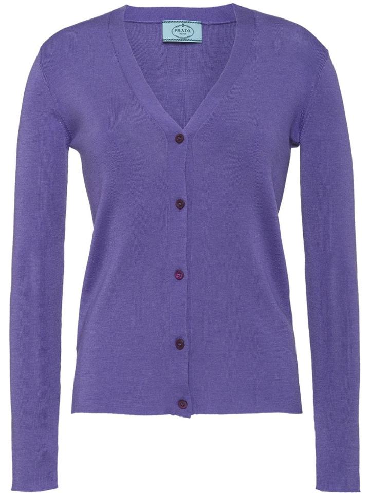 Prada V-neck Cardigan - Pink
