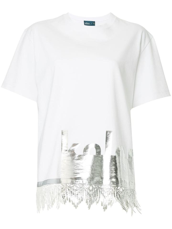 Kolor Appliqué T-shirt - White