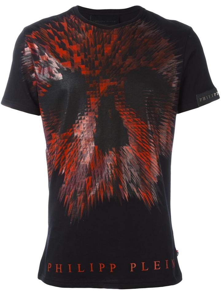 Philipp Plein 'nobody' T-shirt, Men's, Size: Small, Black, Cotton